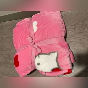 Viral twin hello kitty blanket